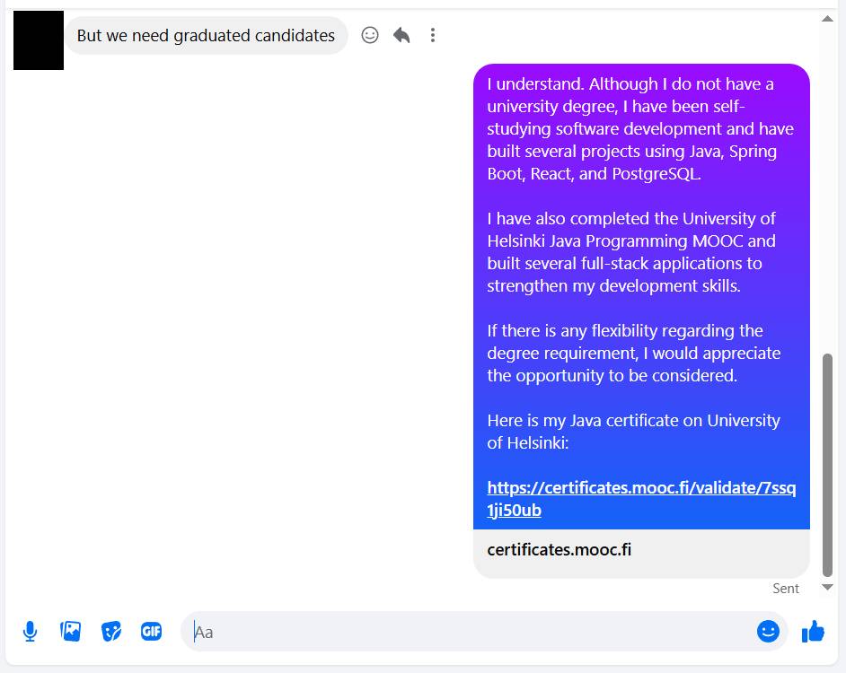 想找IT和 Software Developer 工，但没有degree和经验